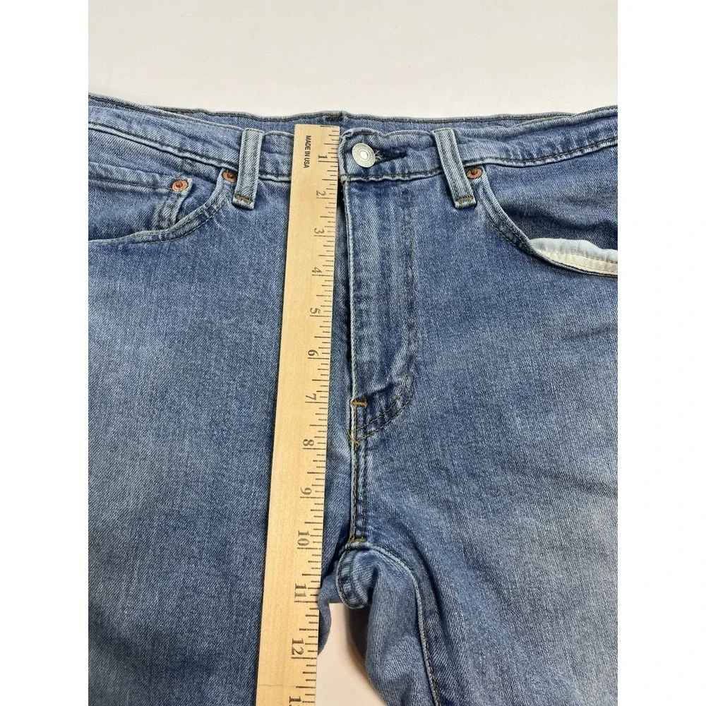 Levis 511 Big E Blue Denim Jeans Stretch Slim Fit Premium Mens 32x31